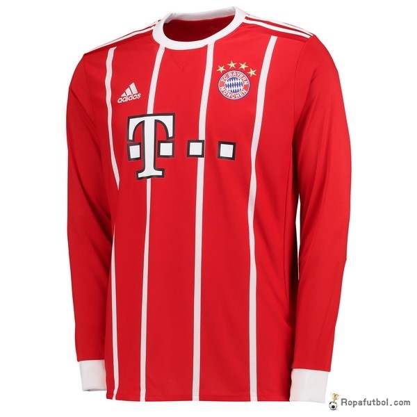 Camiseta Bayern de Múnich Replica Primera Ropa ML 2017/18